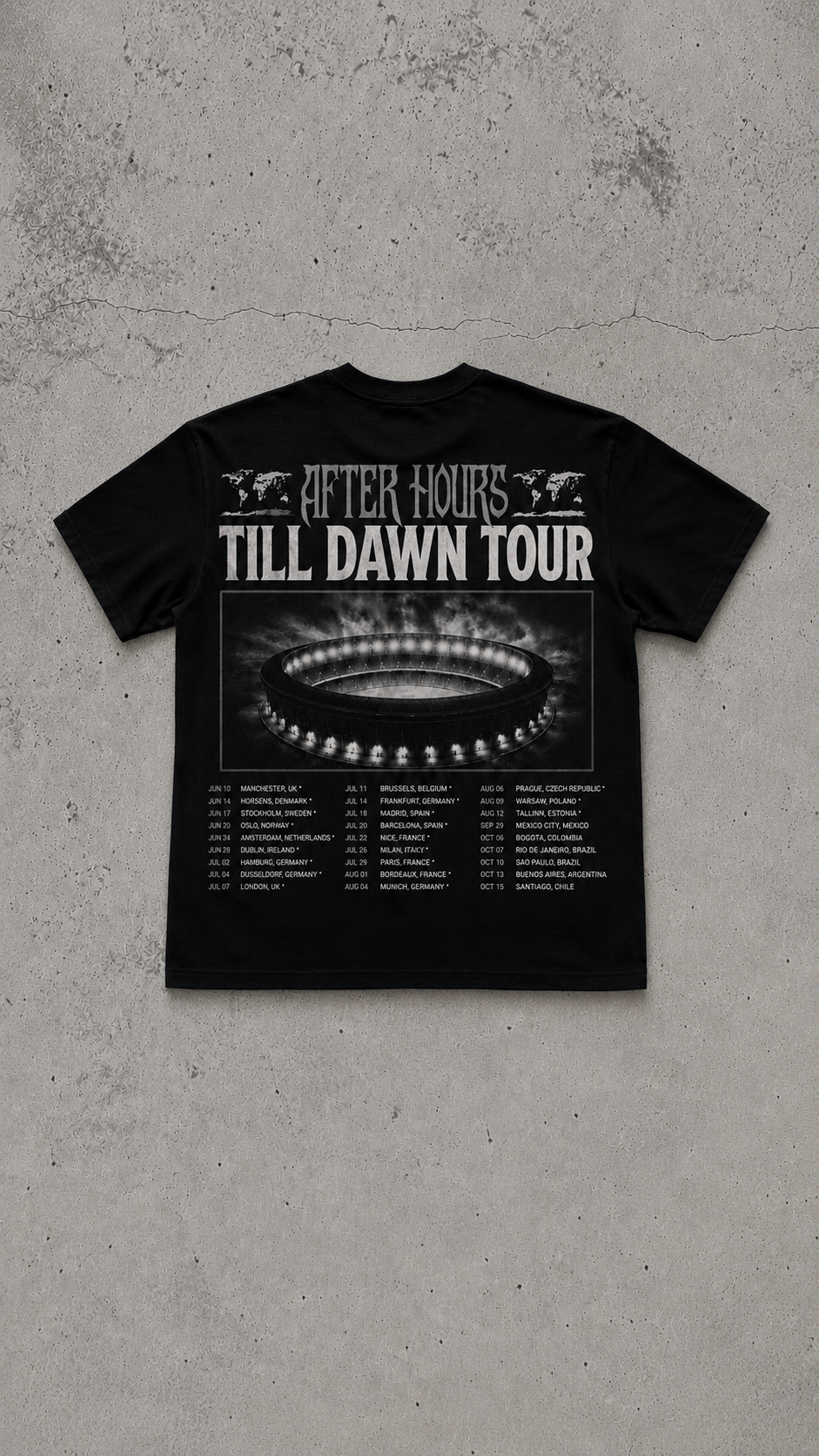 The Weeknd Tour Graphic tee