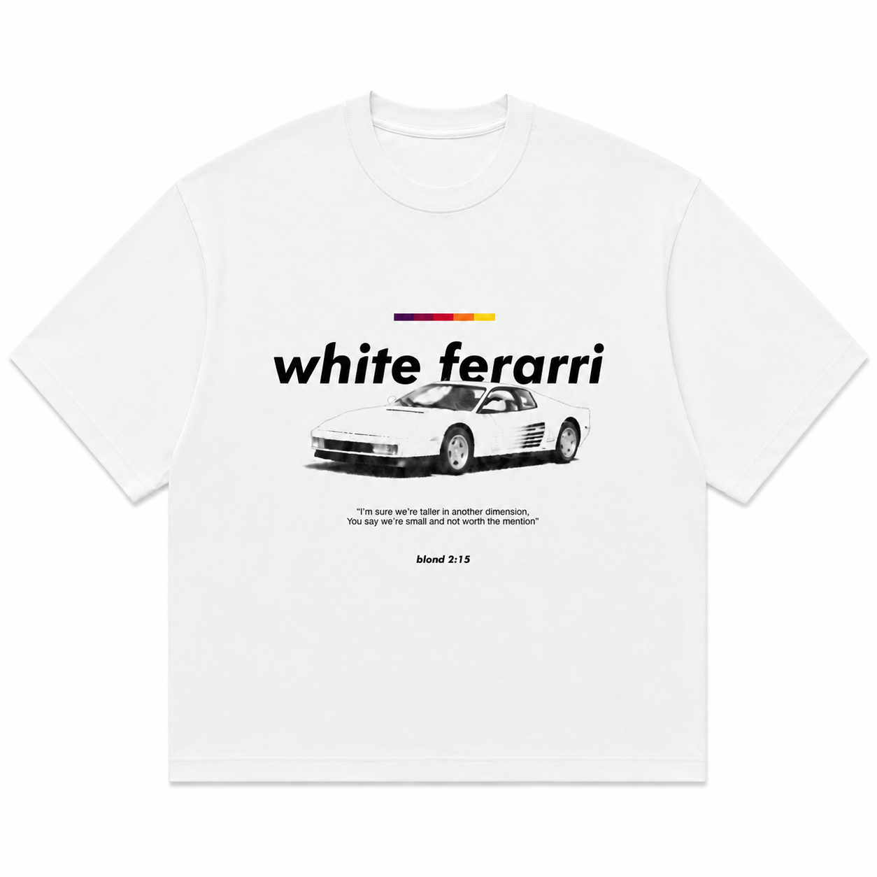 White Ferrari Tee