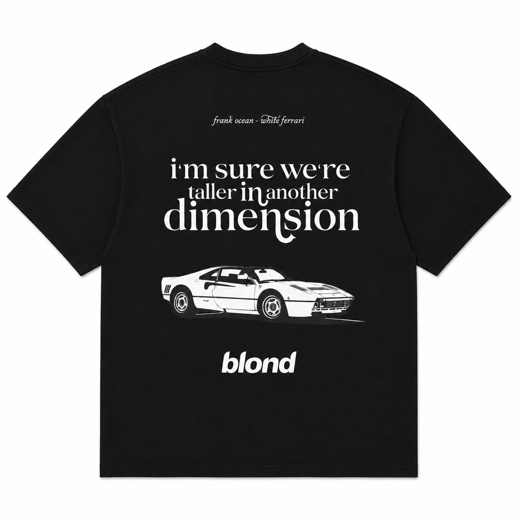 Blond Graphic Tee Black