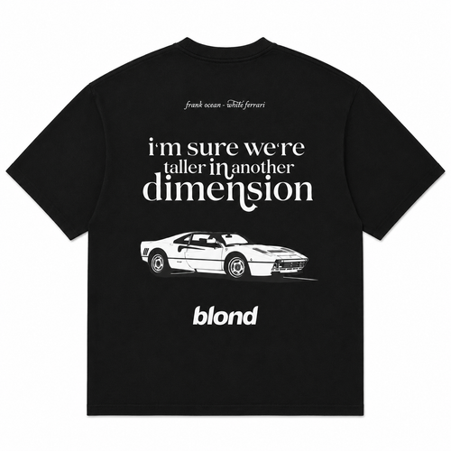 Blond Graphic Tee Black